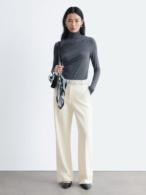 &Other stories STRAIGHT PRESS-CREASE TROUSERS